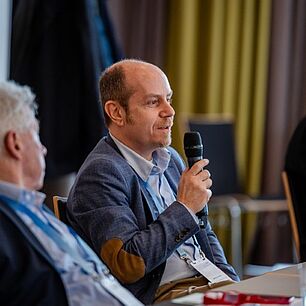 Podiumsdiskussion während der E-world SZ-Führungstreffen Energie 2026