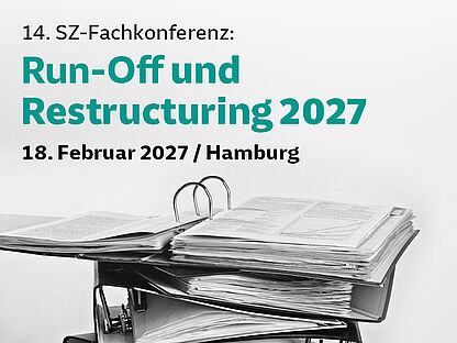 Headerbanner zur SZ-Fachkonferenz Run-Off und Restructuring 2027