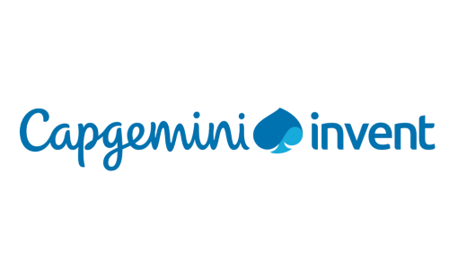 Abbildung des Logos der Firma Capgemini invent, Partner auf dem Event E-World 2026