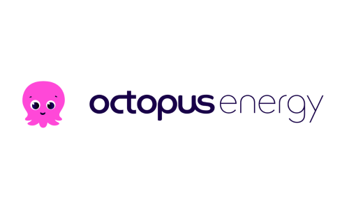 Abbildung des Logos der Firma Octopus Energy Germany GmbH, Partner auf dem Event E-world SZ-Führungstreffen Energie 2026
