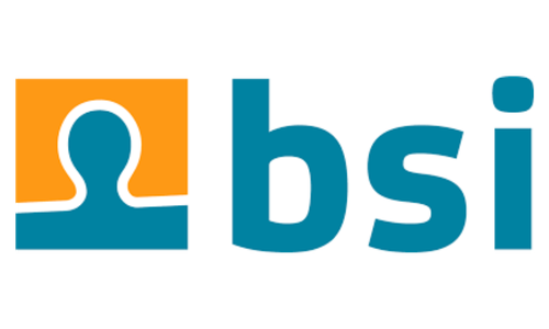 Abbildung des Logos der Firma BSI Business Systems Integration AG, Partner auf dem Event 20. Bayerischer Finanzgipfel