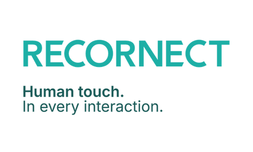 Abbildung des Logos der Firma Recornect, Partner auf dem Event Gefängnismedizin Tage