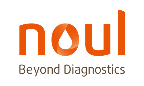 Abbildung des Logos der Firma noul beyond Diagnostics, Partner auf dem Event Gefängnismedizin Tage